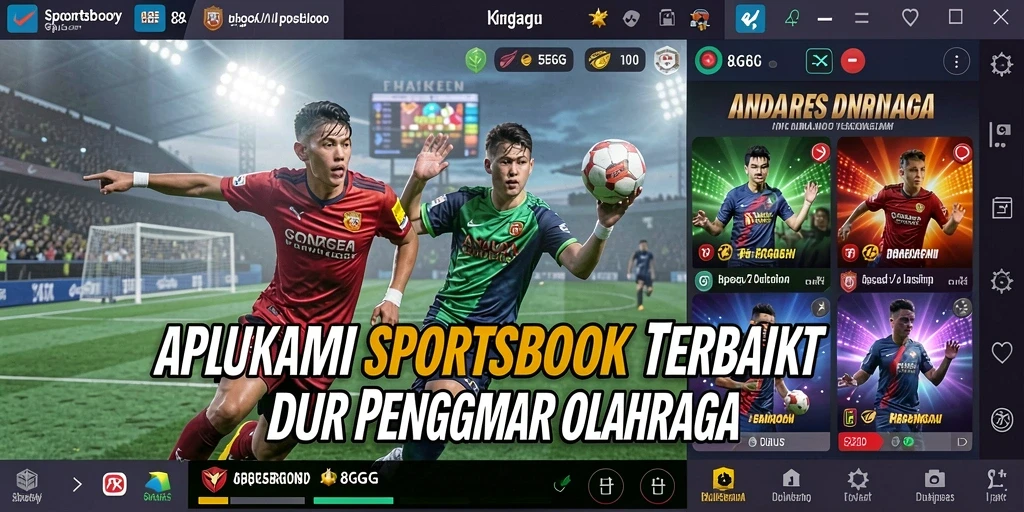 Tampilan gameplay taruhan olahraga di 8G8G.