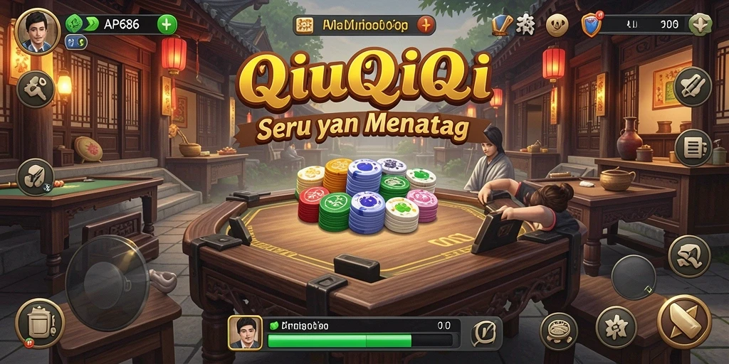 Tampilan gameplay QiuQiu yang seru dan mengesankan.