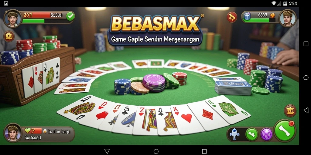 Tampilan gameplay seru dalam BEBASMAX yang penuh interaksi.