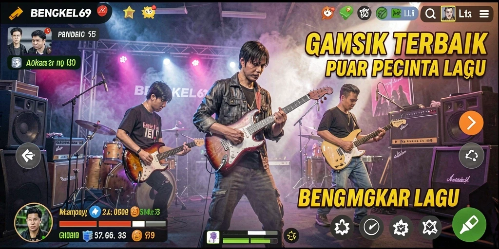 Screenshot BENGKEL69 menampilkan gameplay yang penuh warna dan interaktif.