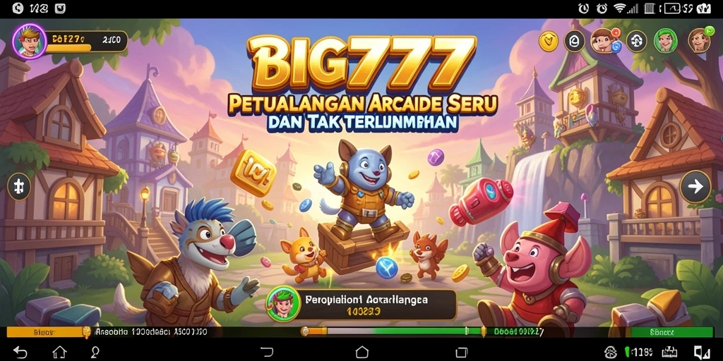 Screenshot utama menampilkan gameplay seru di BIG777.