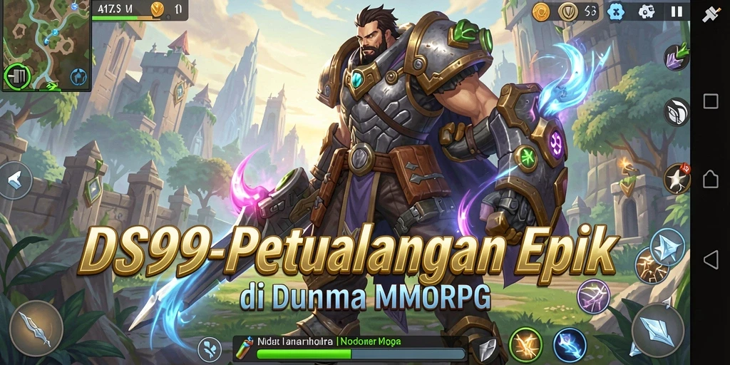 Tampilan gameplay epik di dunia DS99 yang memukau.