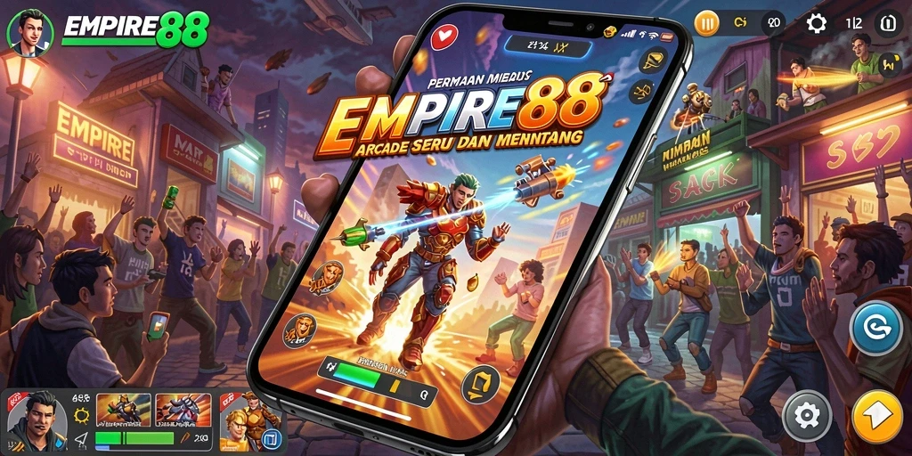 Screenshot EMPIRE88 menampilkan aksi seru dalam gameplay Arcade.