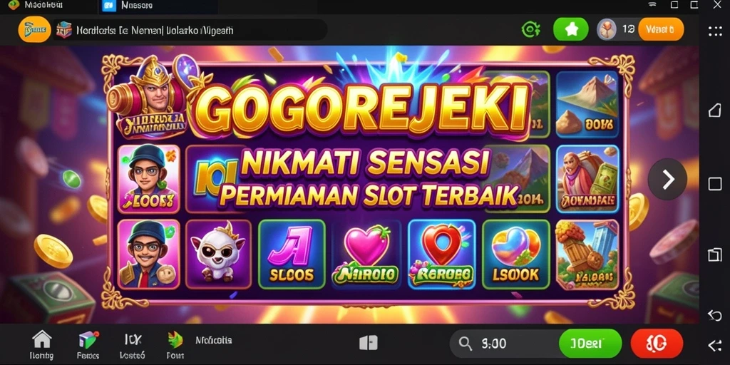 Screenshot menunjukkan gameplay mendebarkan dari GOGOREJEKI yang penuh warna.