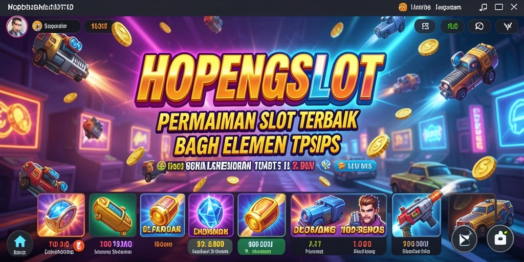 Tampilan gameplay HOPENGSLOT dengan grafik yang memukau.