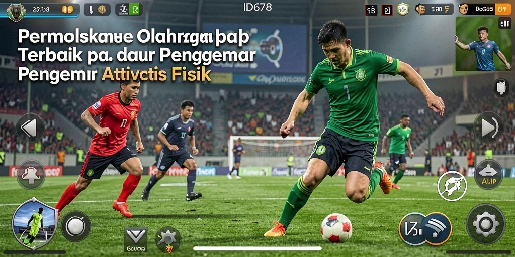 Tampilan gameplay menakjubkan dari ID678 dengan berbagai aktivitas olahraga.