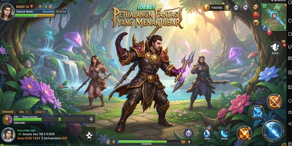 Tangkapan layar menunjukkan aksi seru dalam gameplay RPG.
