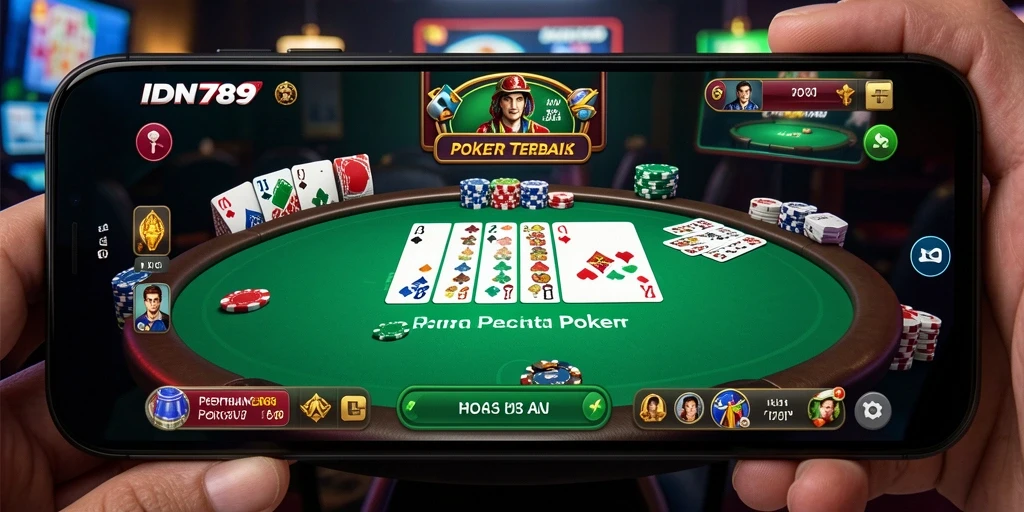 Tampilan menarik dari gameplay IDN789 yang penuh aksi poker.