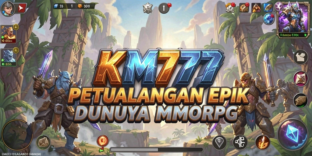 Tampilan gameplay menakjubkan di dunia MMORPG yang interaktif.