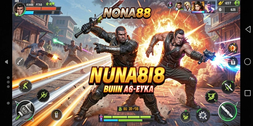 Tampilan gameplay NONA88 yang mendebarkan dan penuh aksi.