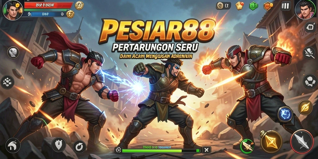 Tampilan gameplay PESIAR88 yang seru dan mendebarkan.