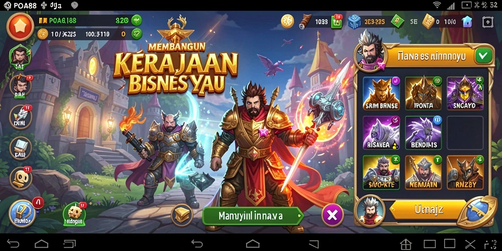 Screenshot POA88 menampilkan dinamika gameplay Tycoon yang menarik.