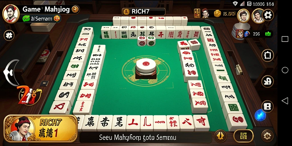 Tampilan gameplay menarik dari RICH7 Mahjong.