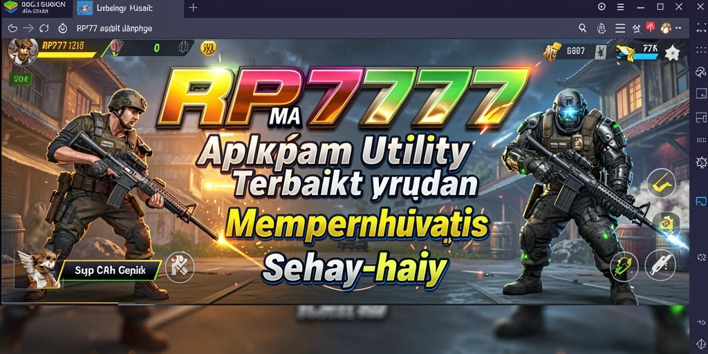 Screenshot utama RP777 menampilkan antarmuka aplikasi Utility yang user-friendly.