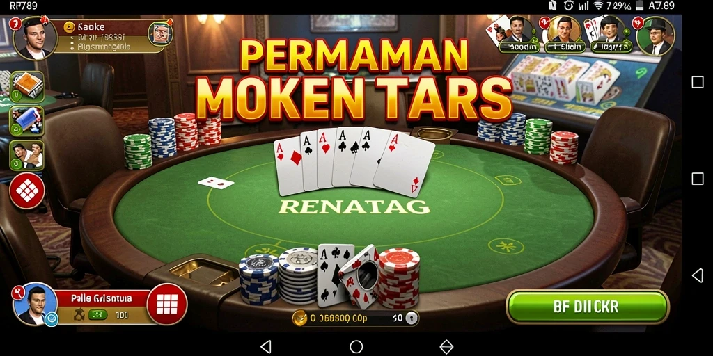 Screenshot gameplay RR789 yang menunjukkan aksi poker yang mengasyikkan.