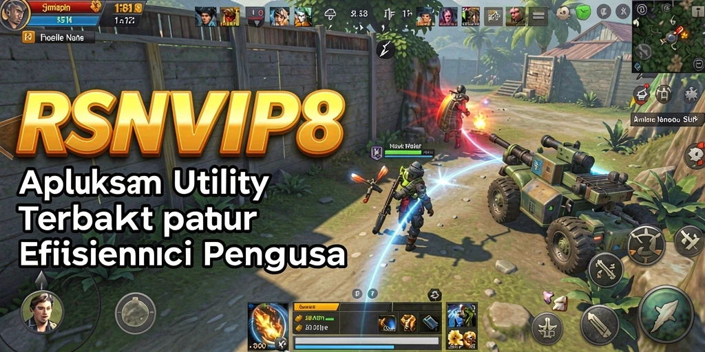 Tampilan antarmuka RSNVIP8 yang sederhana dan fungsional.