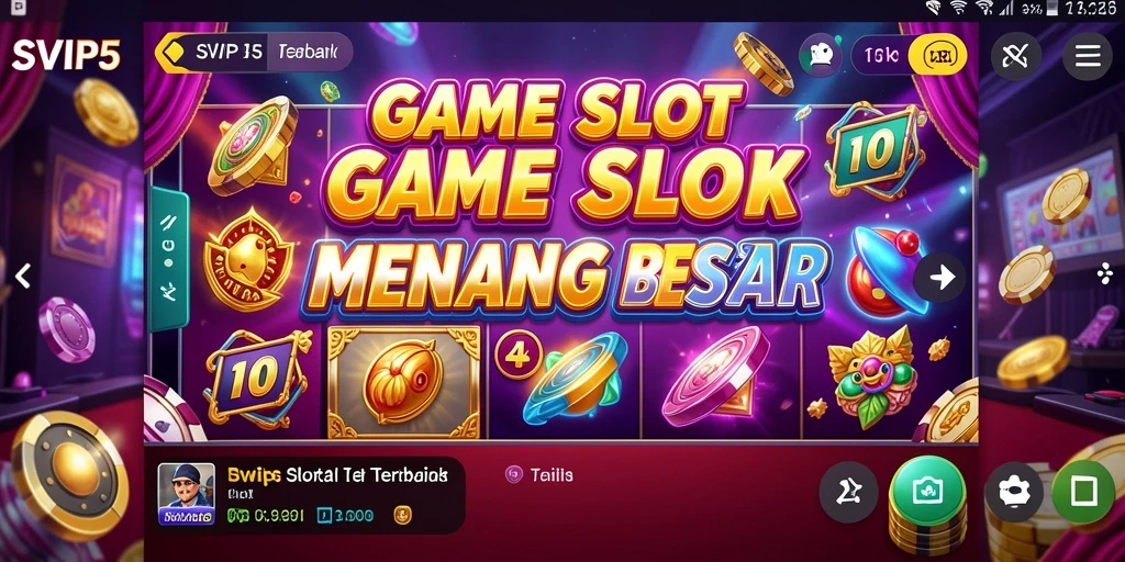 Screenshot gameplay SVIP5 dengan grafik Slot yang menarik.