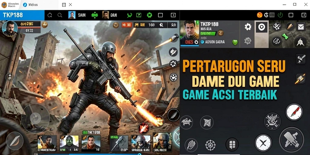 Tampilan gameplay seru dari TKP188 dengan aksi mendebarkan.